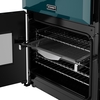 Stoves DX RCA RICH 90DF DMA 90cm Dual Fuel Range Cooker, Deep Marine, Green, A Rated