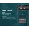 Stoves DX RCA RICH 90DF DMA 90cm Dual Fuel Range Cooker, Deep Marine, Green, A Rated
