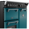 Stoves DX RCA RICH 90DF DMA 90cm Dual Fuel Range Cooker, Deep Marine, Green, A Rated