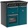 Stoves DX RCA RICH 90DF DMA 90cm Dual Fuel Range Cooker, Deep Marine, Green, A Rated