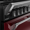 Stoves DX RCA RICH 90DF GAR 90cm Dual Fuel Range Cooker, Garnet Red, A Rated
