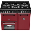 Stoves DX RCA RICH 90DF GAR 90cm Dual Fuel Range Cooker, Garnet Red, A Rated