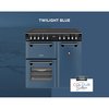 Stoves DX RCA RICH 90Ei RTY TWB 90cm Induction Range Cooker, Twilight Blue, A Rated