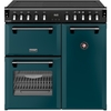 Stoves DX RCA RICH 90Ei RTY DMA 90cm Induction Range Cooker, Deep Marine, Green, A Rated