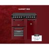 Stoves DX RCA RICH 90Ei RTY GAR 90cm Induction Range Cooker, Garnet Red, A Rated