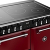 Stoves DX RCA RICH 90Ei RTY GAR 90cm Induction Range Cooker, Garnet Red, A Rated