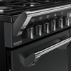 Stoves DX RCA RICH 100DF AGR 100cm Dual Fuel Range Cooker, Anthracite Grey, A Rated