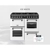 Stoves DX RCA RICH 100DF IWH 100cm Dual Fuel Range Cooker, Ice White, A Rated