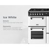 Stoves DX RCA RICH 100DF IWH 100cm Dual Fuel Range Cooker, Ice White, A Rated