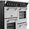 Stoves DX RCA RICH 100DF IWH 100cm Dual Fuel Range Cooker, Ice White, A Rated