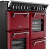 Stoves DX RCA RICH 100DF GAR 100cm Dual Fuel Range Cooker, Garnet Red, A Rated