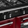 Stoves DX RCA RICH 100DF GAR 100cm Dual Fuel Range Cooker, Garnet Red, A Rated