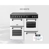 Stoves DX RCA RICH 100Ei RTY IWH 100cm Induction Range Cooker, Ice White, A Rated