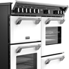 Stoves DX RCA RICH 100Ei RTY IWH 100cm Induction Range Cooker, Ice White, A Rated