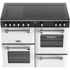 Stoves DX RCA RICH 100Ei RTY IWH 100cm Induction Range Cooker, Ice White, A Rated