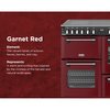 Stoves DX RCA RICH 100Ei RTY GAR 100cm Induction Range Cooker, Garnet Red, A Rated