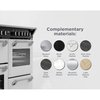 Stoves DX RCA RICH 110DF IWH 110cm Dual Fuel Range Cooker, Ice White, A Rated