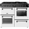 Stoves DX RCA RICH 110DF IWH 110cm Dual Fuel Range Cooker, Ice White