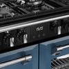 Stoves DX RCA RICH 110DF TWB 110cm Dual Fuel Range Cooker, Twilight Blue, A Rated