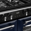 Stoves DX RCA RICH 110DF MBL 110cm Dual Fuel Range Cooker, Midnight Blue, A Rated