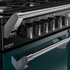 Stoves DX RCA RICH 110DF DMA 110cm Dual Fuel Range Cooker, Deep Marine, Green, A Rated