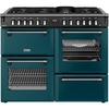 Stoves DX RCA RICH 110DF DMA 110cm Dual Fuel Range Cooker, Deep Marine, Green, A Rated