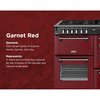 Stoves DX RCA RICH 110DF GAR 110cm Dual Fuel Range Cooker, Garnet Red, A Rated