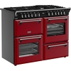 Stoves DX RCA RICH 110DF GAR 110cm Dual Fuel Range Cooker, Garnet Red, A Rated