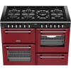 Stoves DX RCA RICH 110DF GAR 110cm Dual Fuel Range Cooker, Garnet Red, A Rated