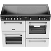 Stoves DX RCA RICH 110Ei RTY IWH 110cm Dual Fuel Range Cooker, Ice White, A Rated