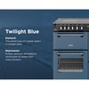Stoves DX RCA RICH 110Ei RTY TWB 110cm Dual Fuel Range Cooker, Twilight Blue, A Rated