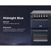 Stoves DX RCA RICH 110Ei RTY MBL 110cm Dual Fuel Range Cooker, Midnight Blue, A Rated