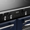 Stoves DX RCA RICH 110Ei RTY MBL 110cm Dual Fuel Range Cooker, Midnight Blue, A Rated