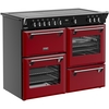 Stoves DX RCA RICH 110Ei RTY GAR 110cm Dual Fuel Range Cooker, Garnet Red, A Rated
