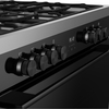 Belling BEL RCA VISION SGL 90cm Dual Fuel Range Cooker, Black, A Rated