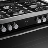 Belling BEL RCA VISION SGL 90cm Dual Fuel Range Cooker, Black, A Rated