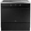 Belling BEL RCA VISION SGL 90cm Induction Range Cooker, Black, A Rated