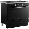 Belling BEL RCA VISION SGL 90cm Induction Range Cooker, Black, A Rated