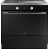 Belling BEL RCA VISION SGL 90cm Induction Range Cooker, Black, A Rated