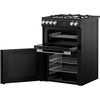 Belling FSA VISION 60DF BSS Dual Fuel Cooker with Double Oven, Black, A Rated