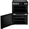 Belling FSA VISION 60E BSS Ceramic Electric Cooker with Double Oven, Black, A Rated