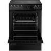Belling BEL FSA VISION SGL Induction Electric Cooker with Single Oven, Black, A Rated