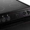 Belling BEL FSA VISION SGL Induction Electric Cooker with Single Oven, Black, A Rated