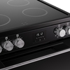 Belling FSA VISION SGL Induction Electric Cooker with Single Oven, Black, A Rated