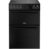 Belling BEL FSA VISION 60Ei Induction Electric Cooker with Double Oven, Black, A Rated