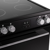 Belling FSA VISION 60Ei Induction Electric Cooker with Double Oven, Black, A Rated