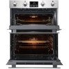 Belling BI702FPCT Stainless Steel Built-Under Electric Double Oven, A Rated