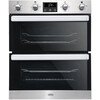Belling BI702FPCT Stainless Steel Built-Under Electric Double Oven, A Rated