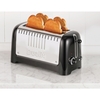 Dualit 46025 Long Slot Lite Toaster, 4 Slice, Black