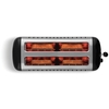 Dualit 46025 Long Slot Lite Toaster, 4 Slice, Black